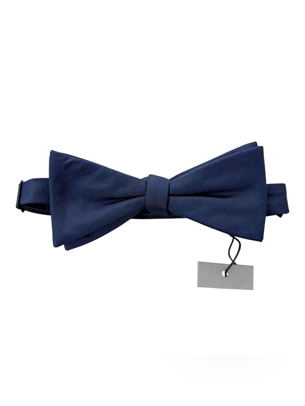 NWT The Blk Tux 100% Silk Navy Blue Bow Tie OSFM